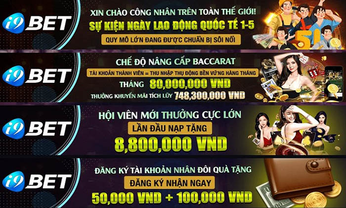 Khuyến mãi hấp dẫn tại nhà cái I9BET