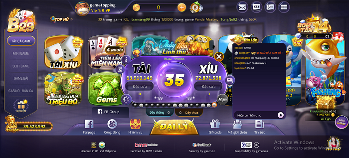 Đường truyền truy cập và giao diện game