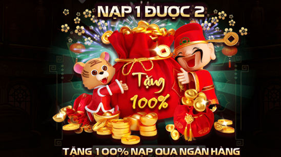 Tặng 100% Khi Nạp Qua Ngân Hàng