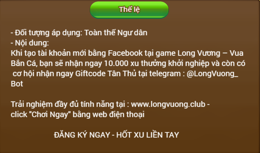 Tặng Mừng Tân Thủ 10k Xu