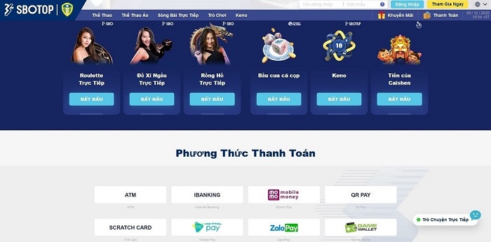 Trải nghiệm Sòng bài trực tuyến